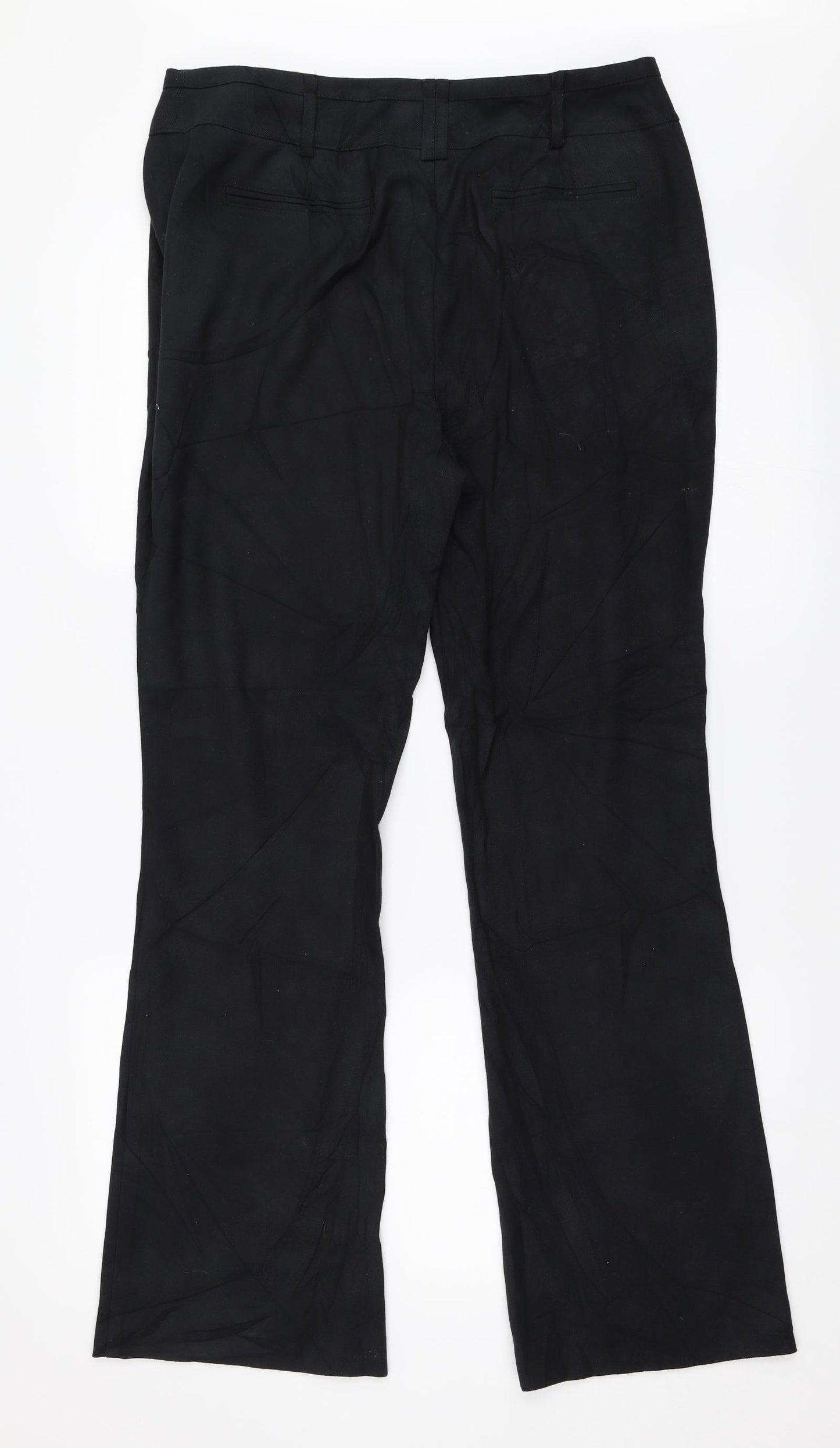 Soon Womens Black   Trousers  Size 12 L30.5 in