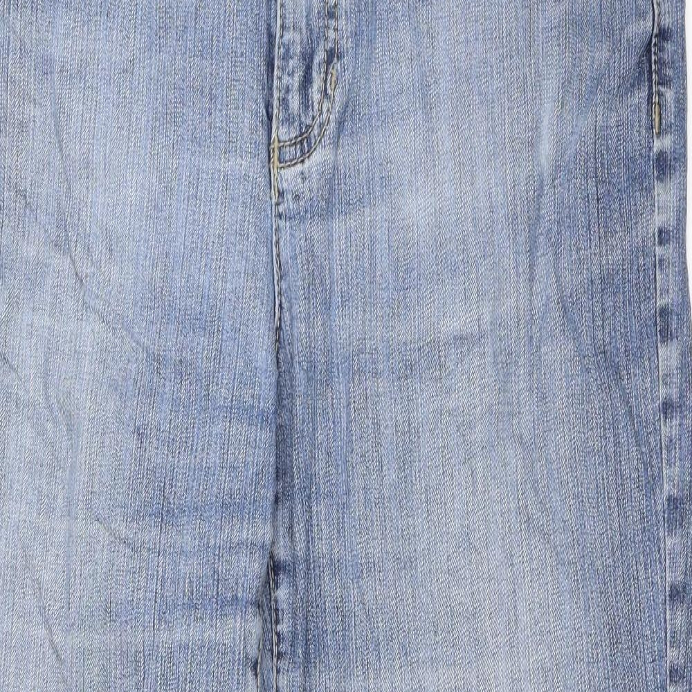 MAC Womens Blue  Denim Straight Jeans Size 28 in L27 in