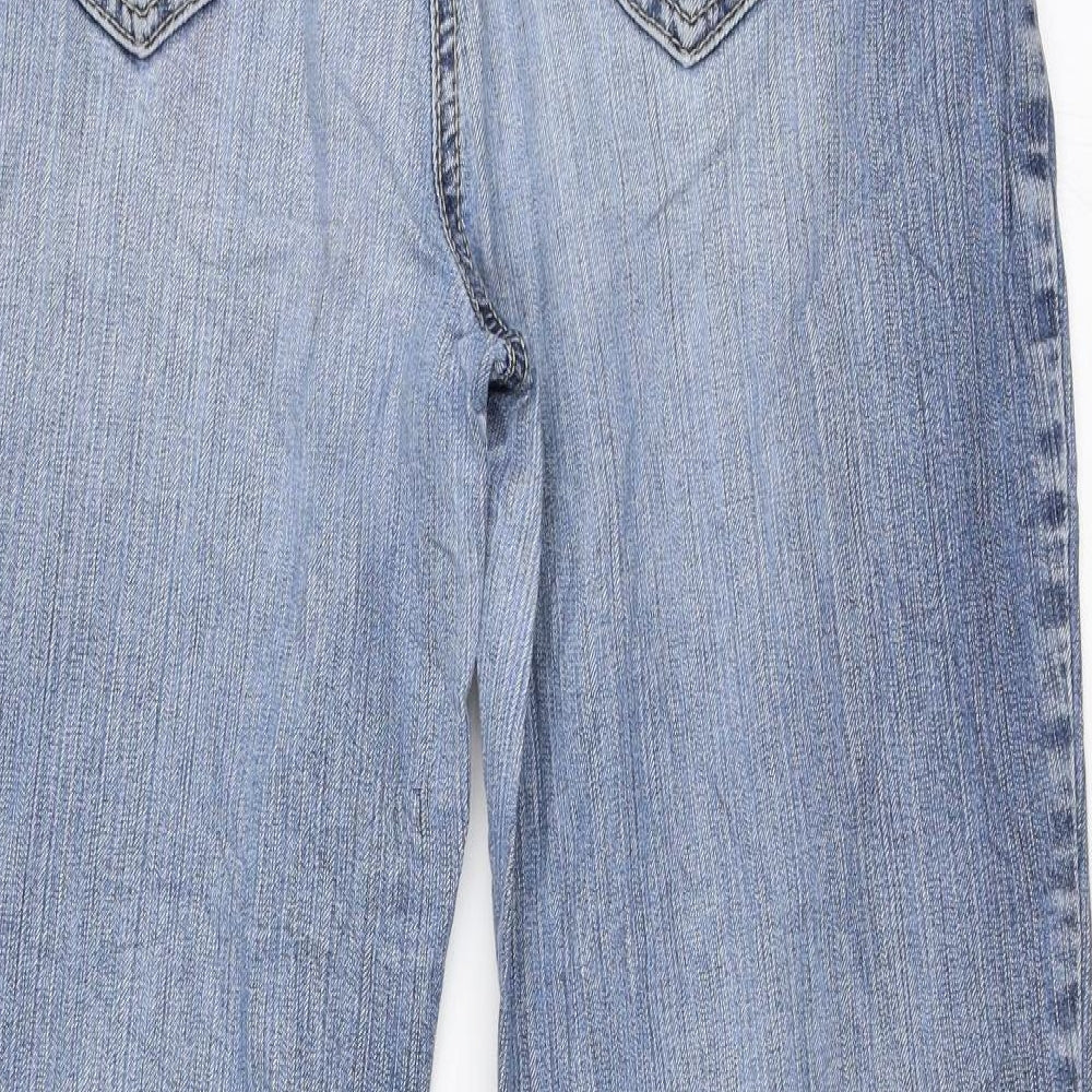 MAC Womens Blue  Denim Straight Jeans Size 28 in L27 in