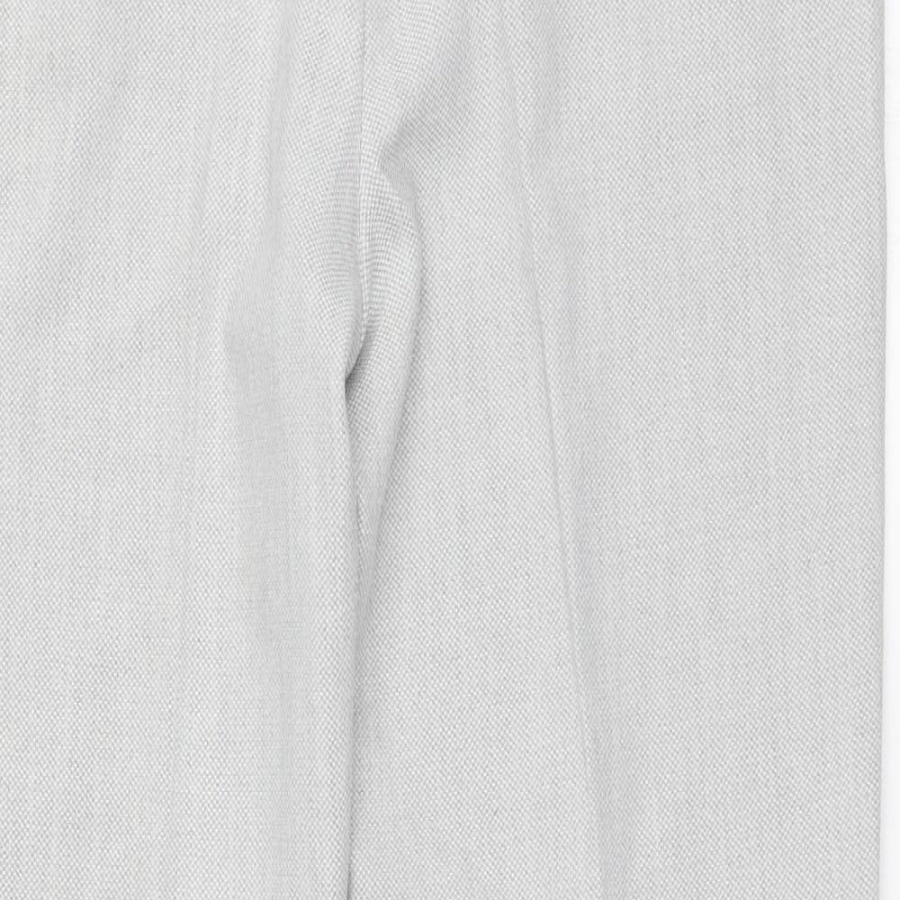 H&M Womens Grey   Trousers  Size 36 L26.5 in