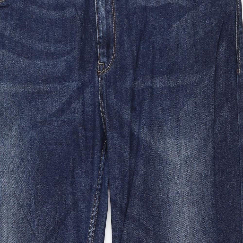 NEXT Womens Blue  Denim Bootcut Jeans Size 18 L28.5 in