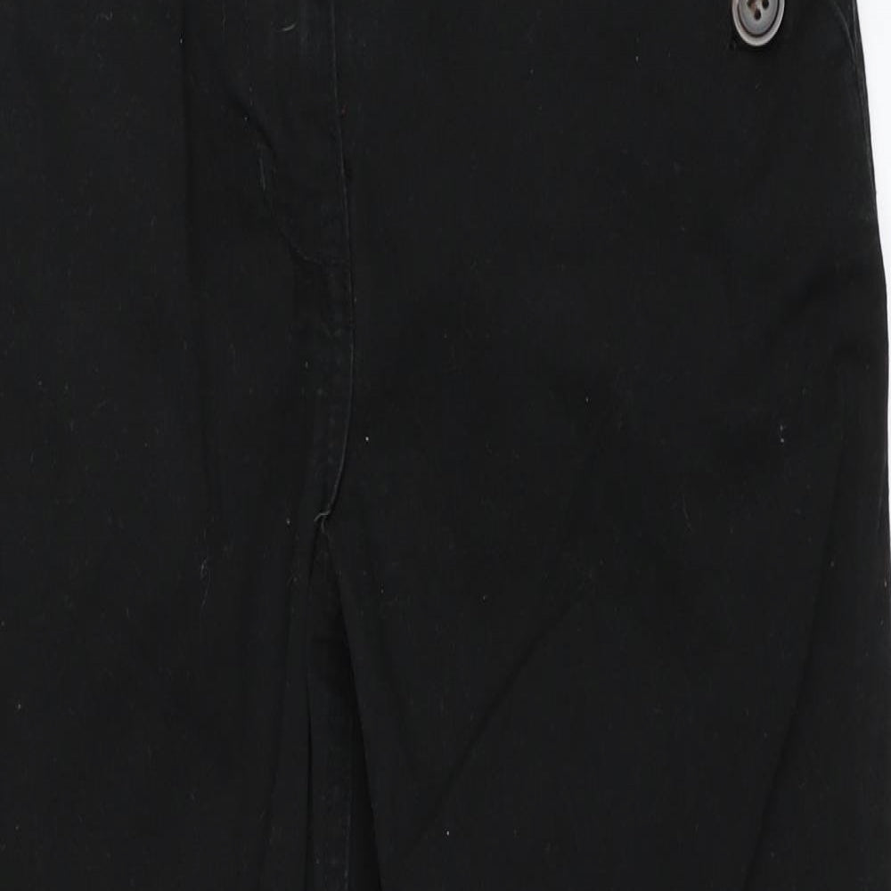 George Womens Black   Cropped Jeans Size 8 L22 in