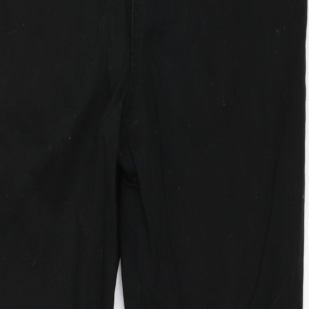 George Womens Black   Cropped Jeans Size 8 L22 in
