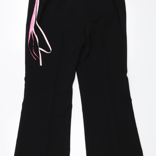 Warehouse Womens Black   Trousers  Size 14 L29 in