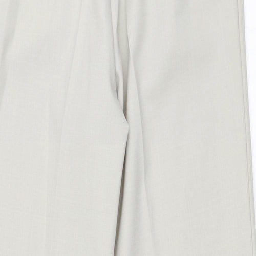 Constance Wood Womens Beige   Trousers  Size 10 L26 in