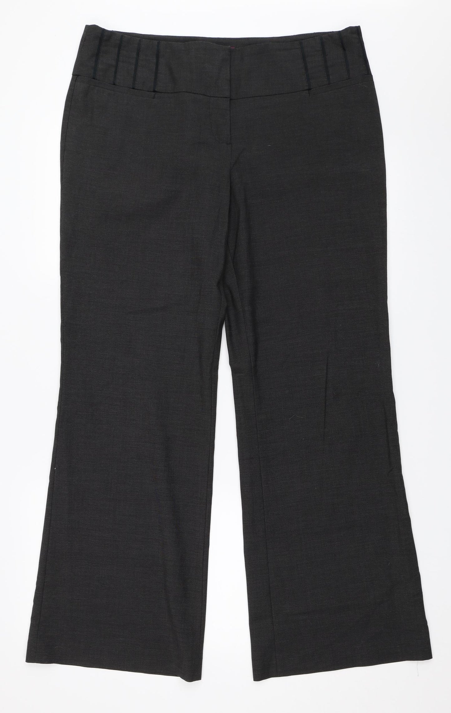 NEXT Womens Black   Trousers  Size 14 L30.5 in