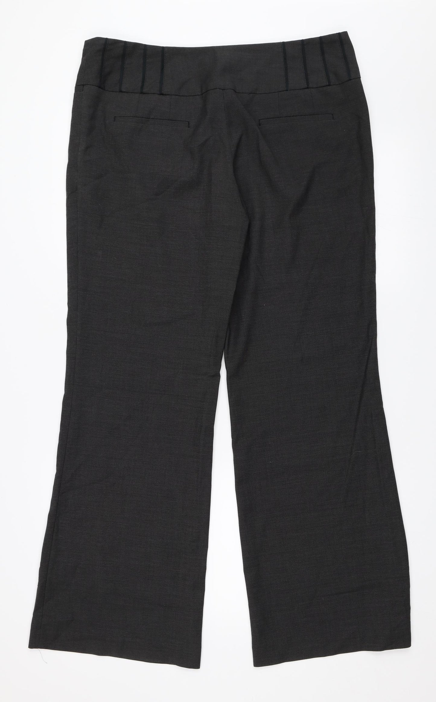 NEXT Womens Black   Trousers  Size 14 L30.5 in