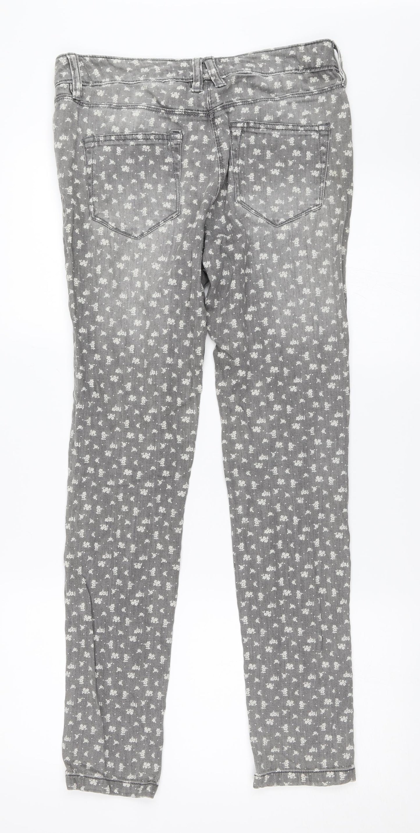 NEXT Womens Grey   Skinny Jeans Size 8 L29 in