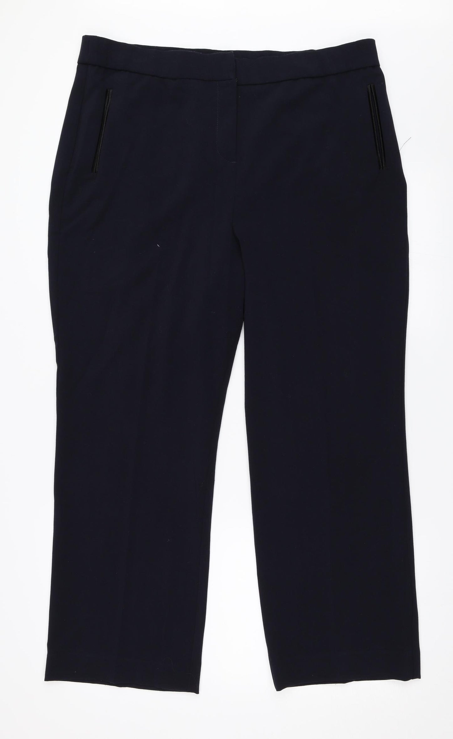 Magisculpt Womens Blue   Trousers  Size 18 L27 in