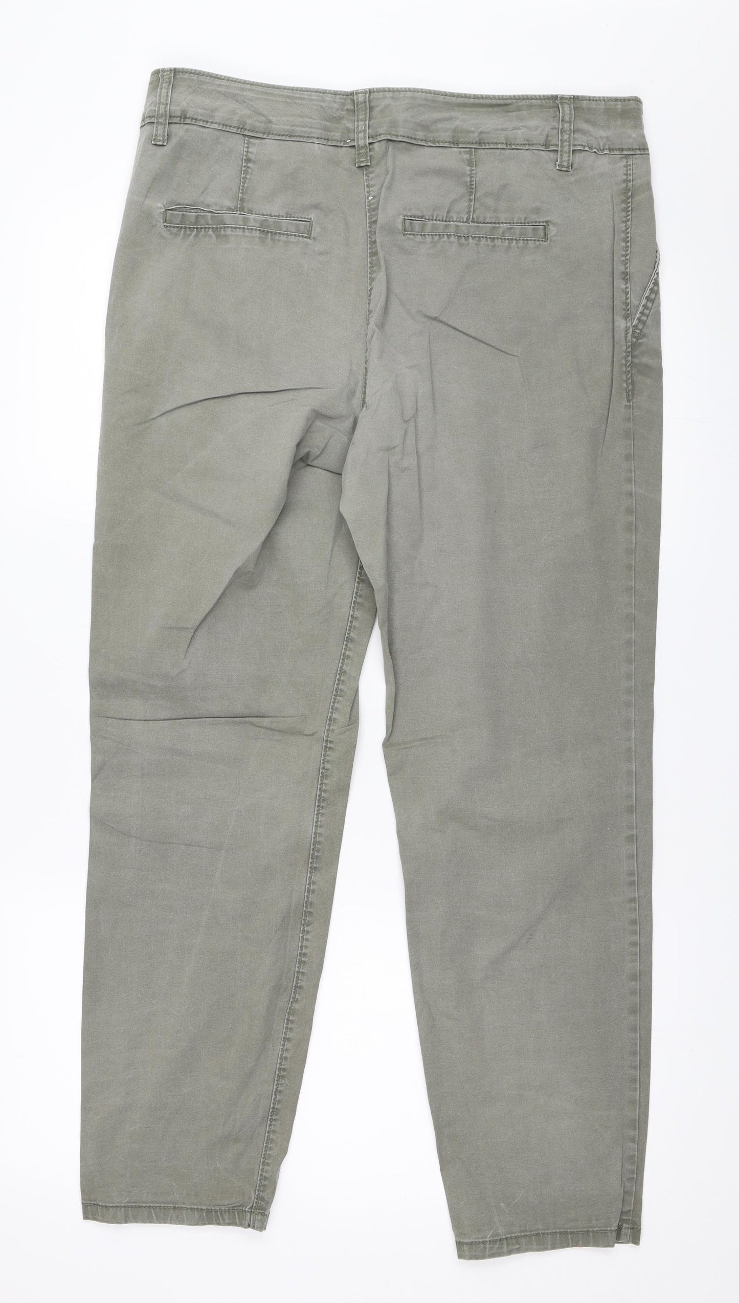 NEXT Womens Green   Straight Jeans Size 12 L28 in