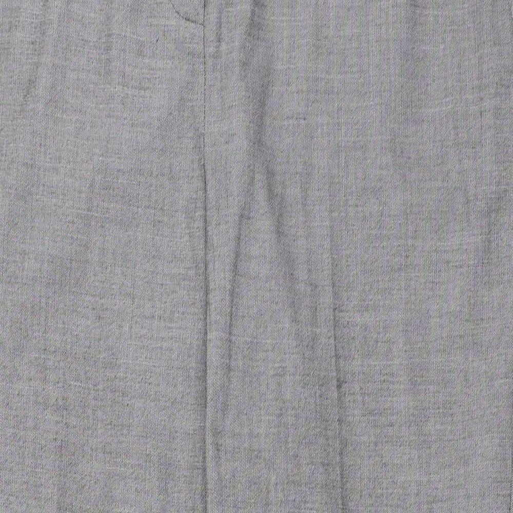 Papaya Womens Grey   Trousers  Size 12 L27 in