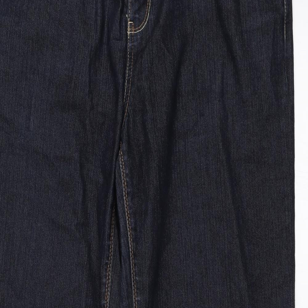 YesYes Womens Blue  Denim Bootcut Jeans Size 16 L31.5 in