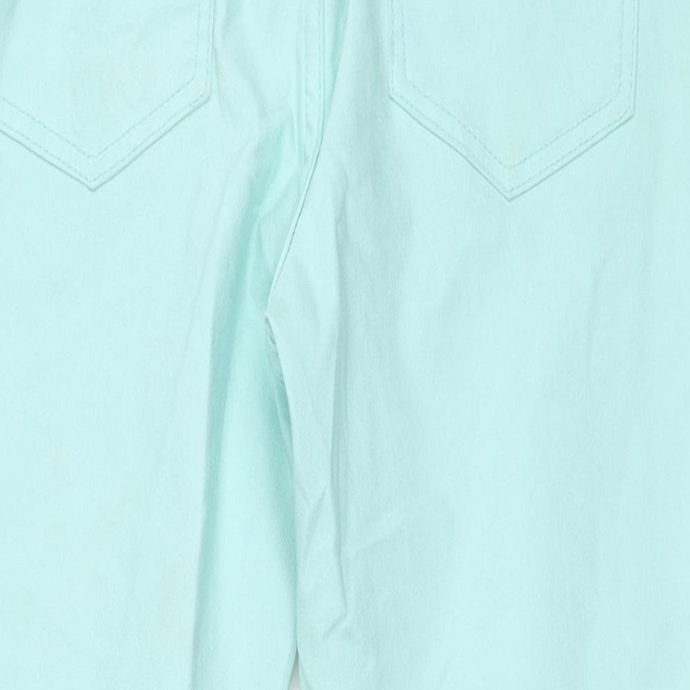 George Womens Blue  Denim Cropped Jeans Size 14 L24 in