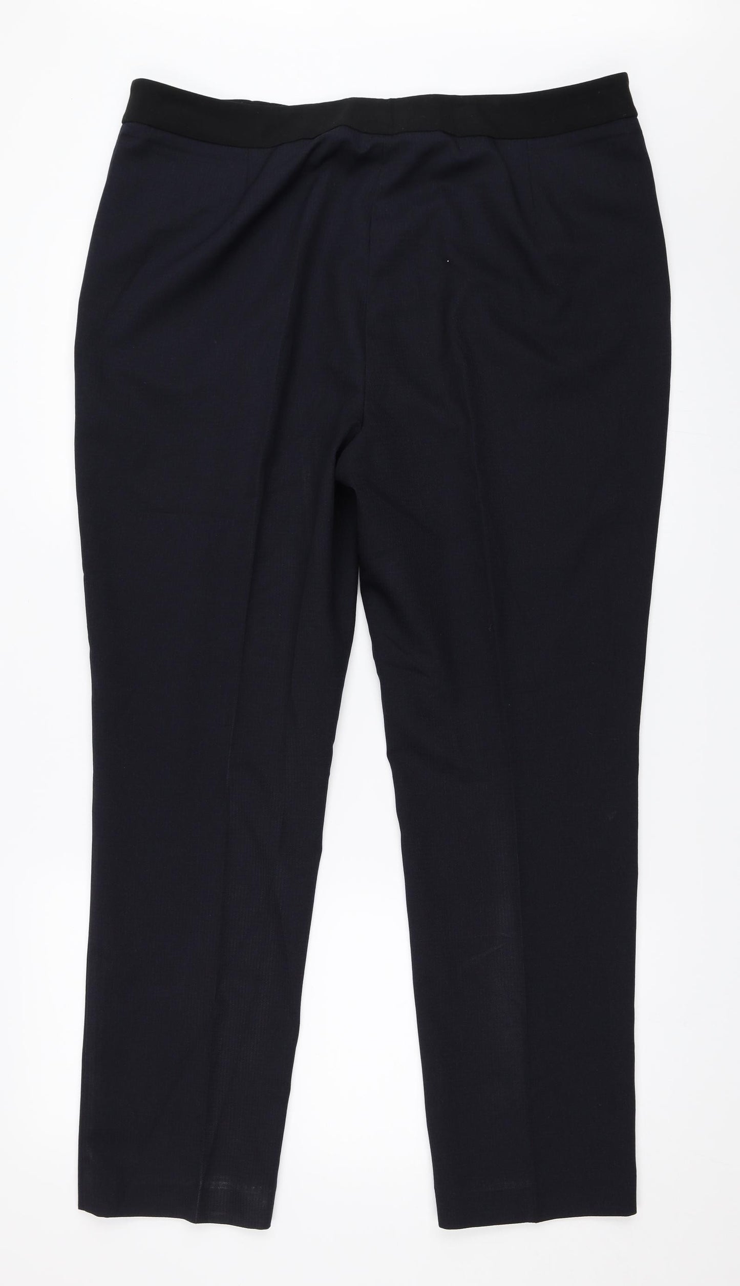Papaya Womens Blue   Trousers  Size 16 L29 in