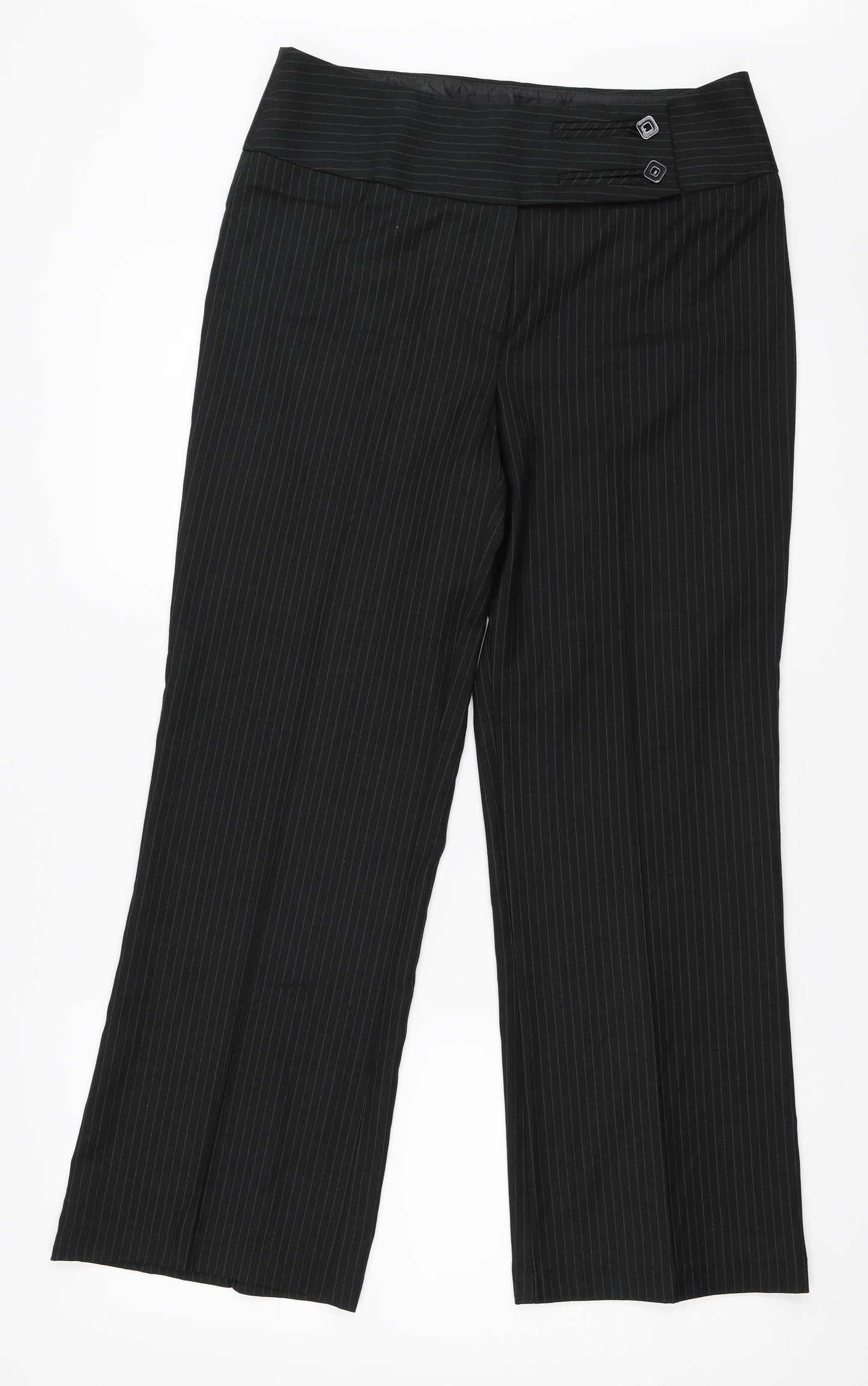 Preworn Womens Black   Trousers  Size 31 in L27.5 in