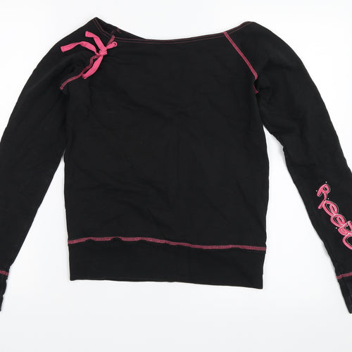 Reebok Girls Black   Pullover Sweatshirt Size XL