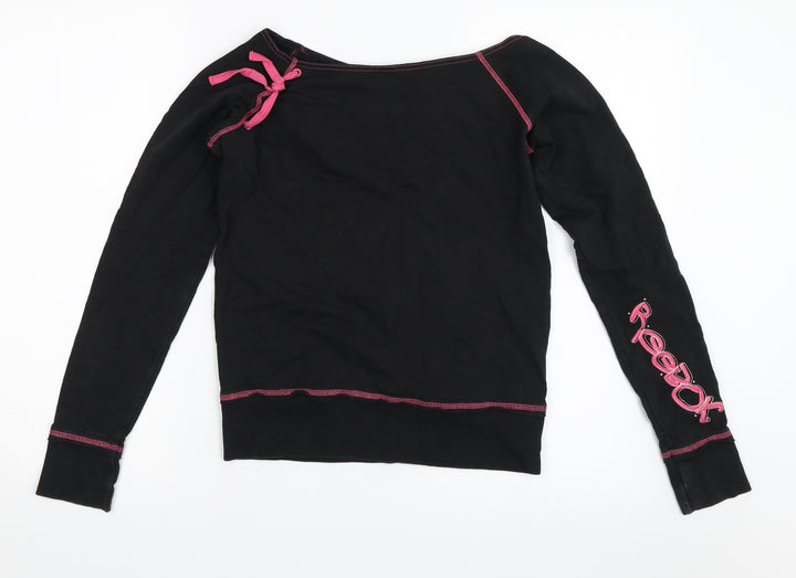 Reebok Girls Black   Pullover Sweatshirt Size XL