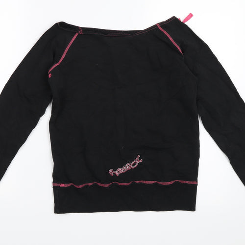 Reebok Girls Black   Pullover Sweatshirt Size XL