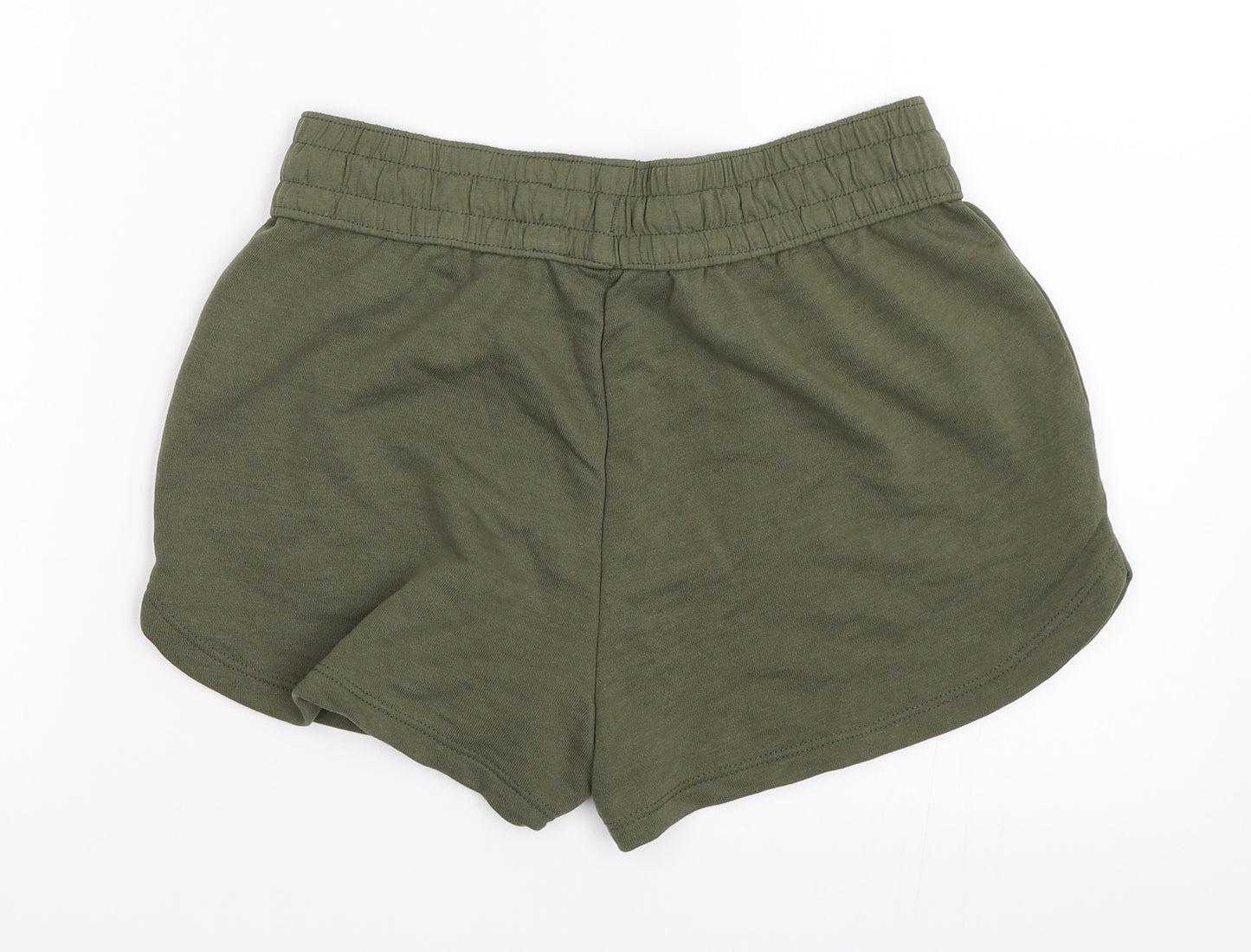 H&M Womens Green   Hot Pants Shorts Size XS
