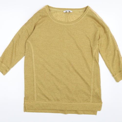 NEXT Womens Yellow   Pullover Jumper Size 10