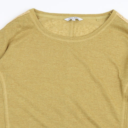 NEXT Womens Yellow   Pullover Jumper Size 10