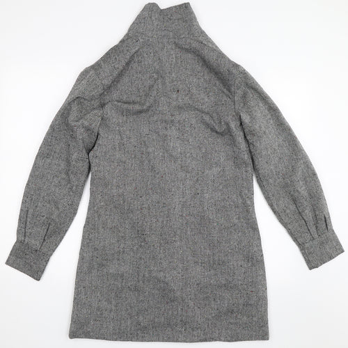 Parsian Womens Grey   Overcoat Coat Size 8