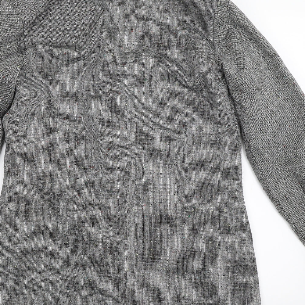 Parsian Womens Grey   Overcoat Coat Size 8