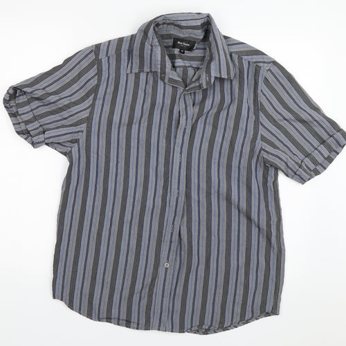 Ben Smith Mens Grey    Button-Up Size M