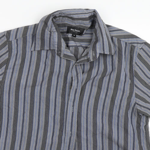 Ben Smith Mens Grey    Button-Up Size M