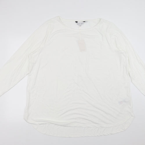 CAPSULE Womens White   Basic T-Shirt Size 28