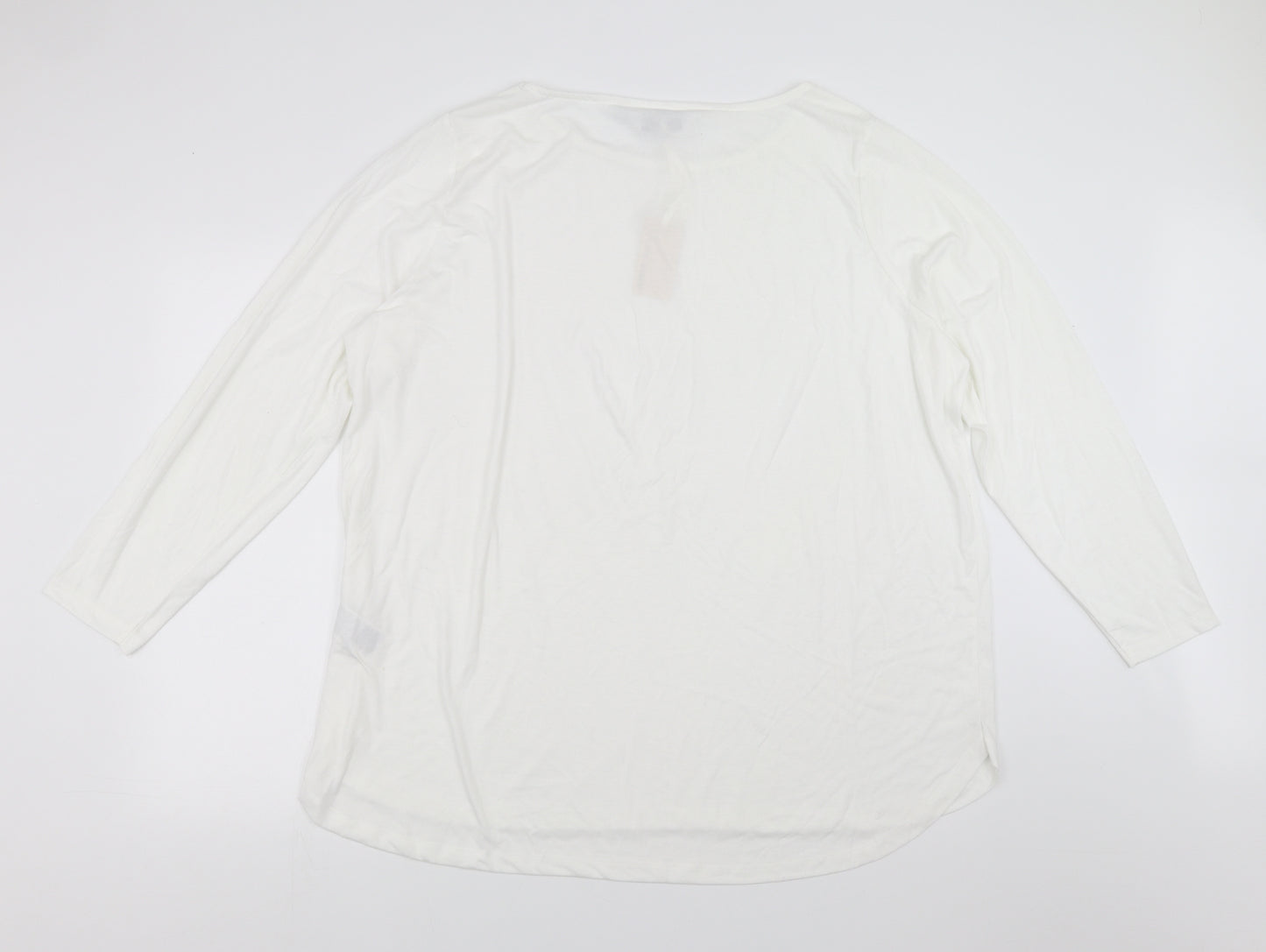 CAPSULE Womens White   Basic T-Shirt Size 28