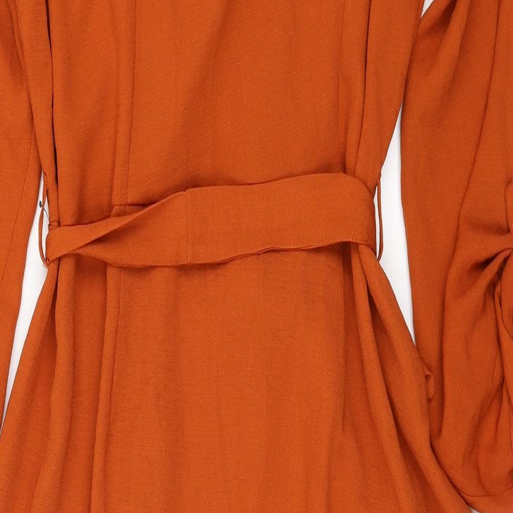 Primark Womens Orange   Shirt Dress  Size 16