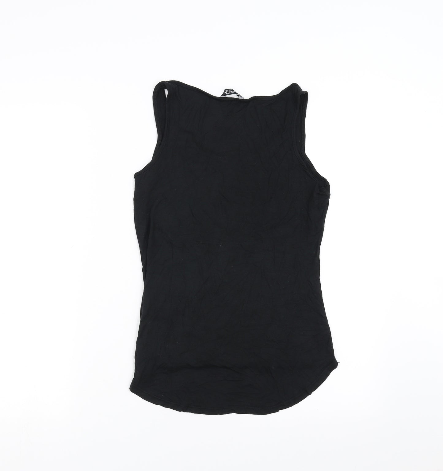 Select Womens Black   Basic Tank Size 8