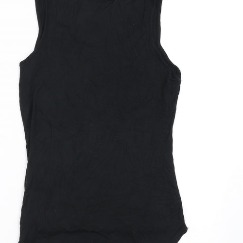 Select Womens Black   Basic Tank Size 8