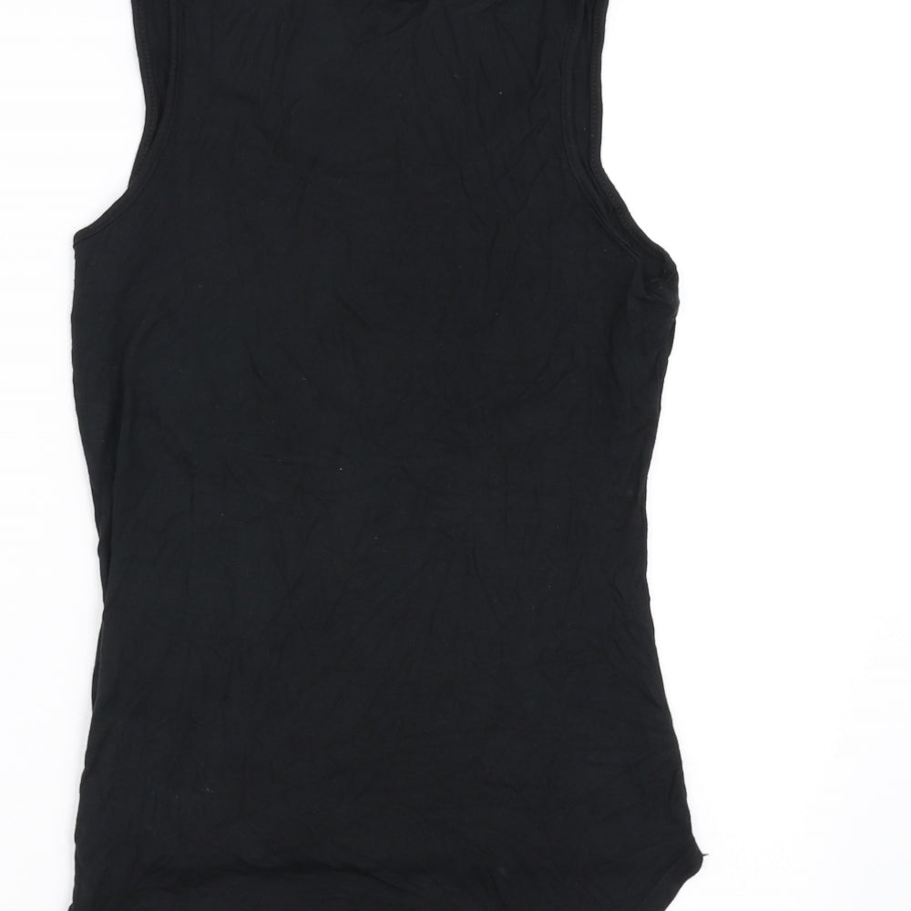 Select Womens Black   Basic Tank Size 8