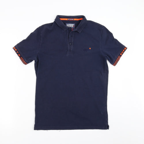 Superdry Mens Blue    Polo Size L
