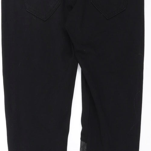 LD Style Womens Black   Trousers  Size L L28 in - leggings