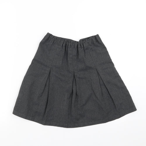 Marks and Spencer Girls Grey   A-Line Skirt Size 8-9 Years