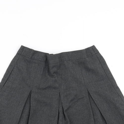 Marks and Spencer Girls Grey   A-Line Skirt Size 8-9 Years