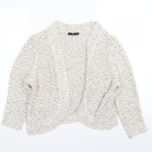 DAVID EMANUEL Womens Beige   Cardigan Jumper Size M