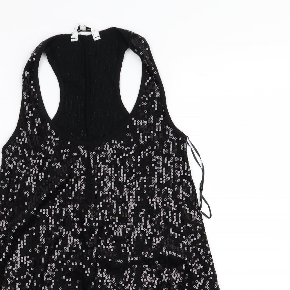 New Look Womens Black   Basic Tank Size 12