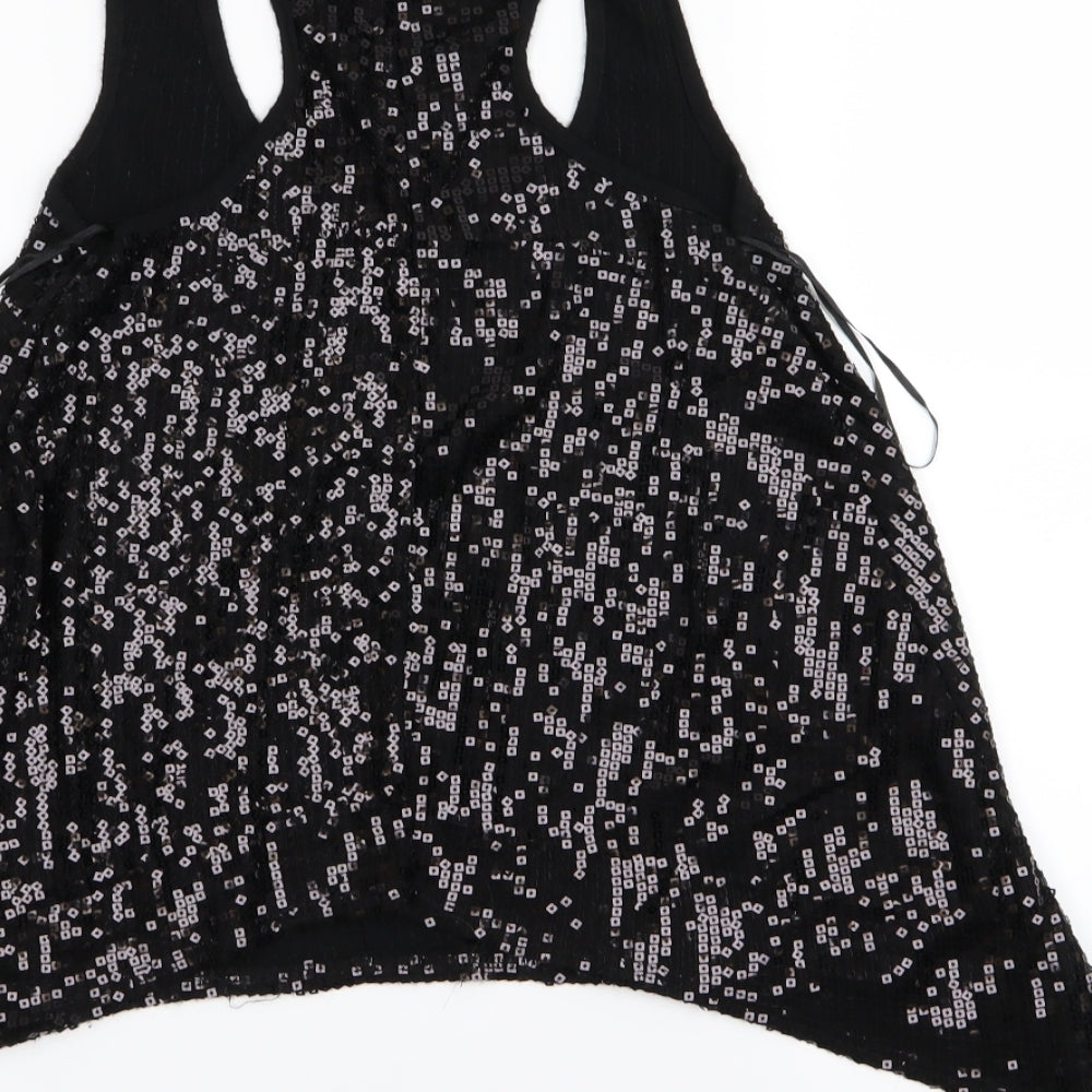 New Look Womens Black   Basic Tank Size 12