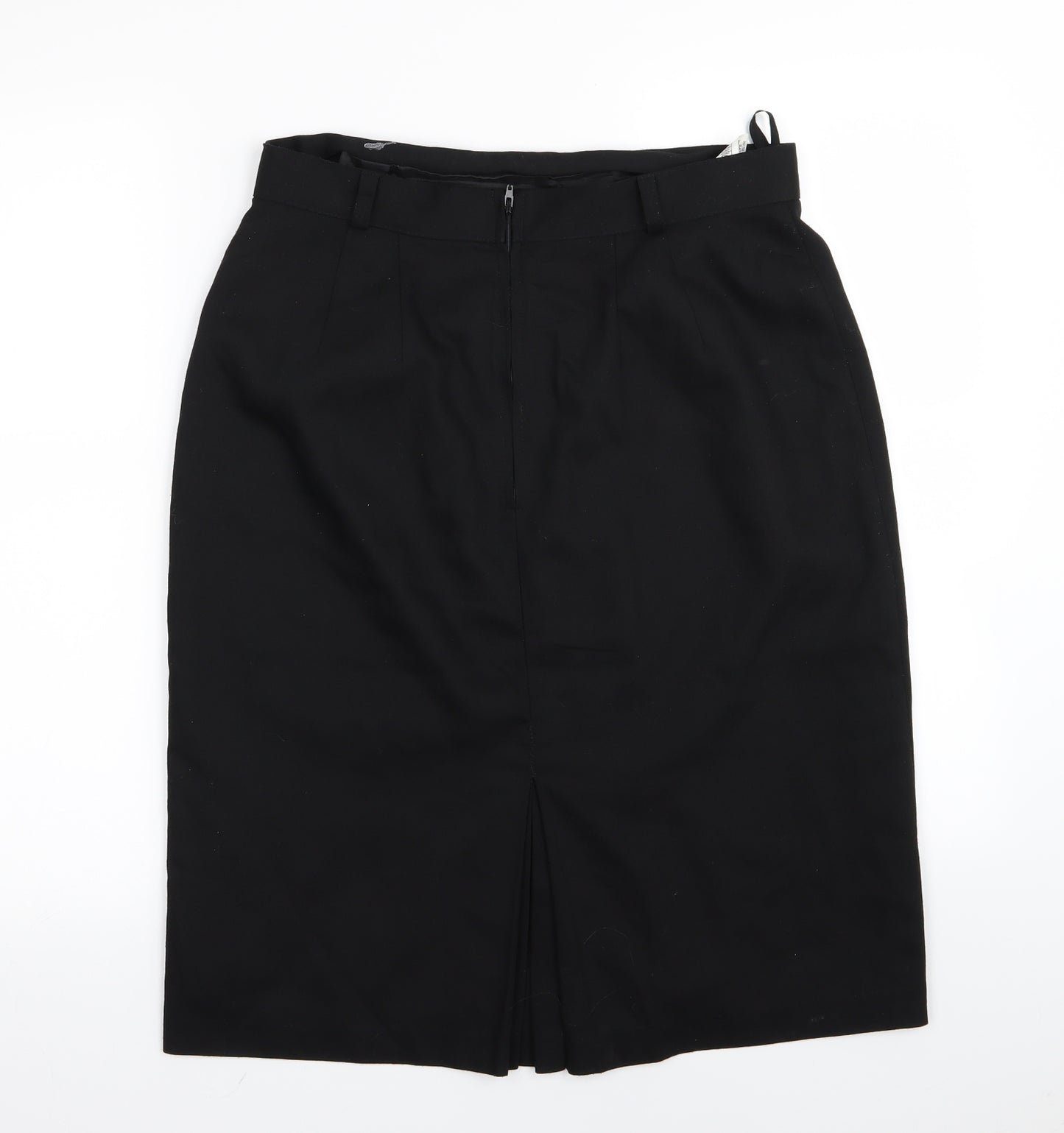 M&S Womens Black   A-Line Skirt Size 14