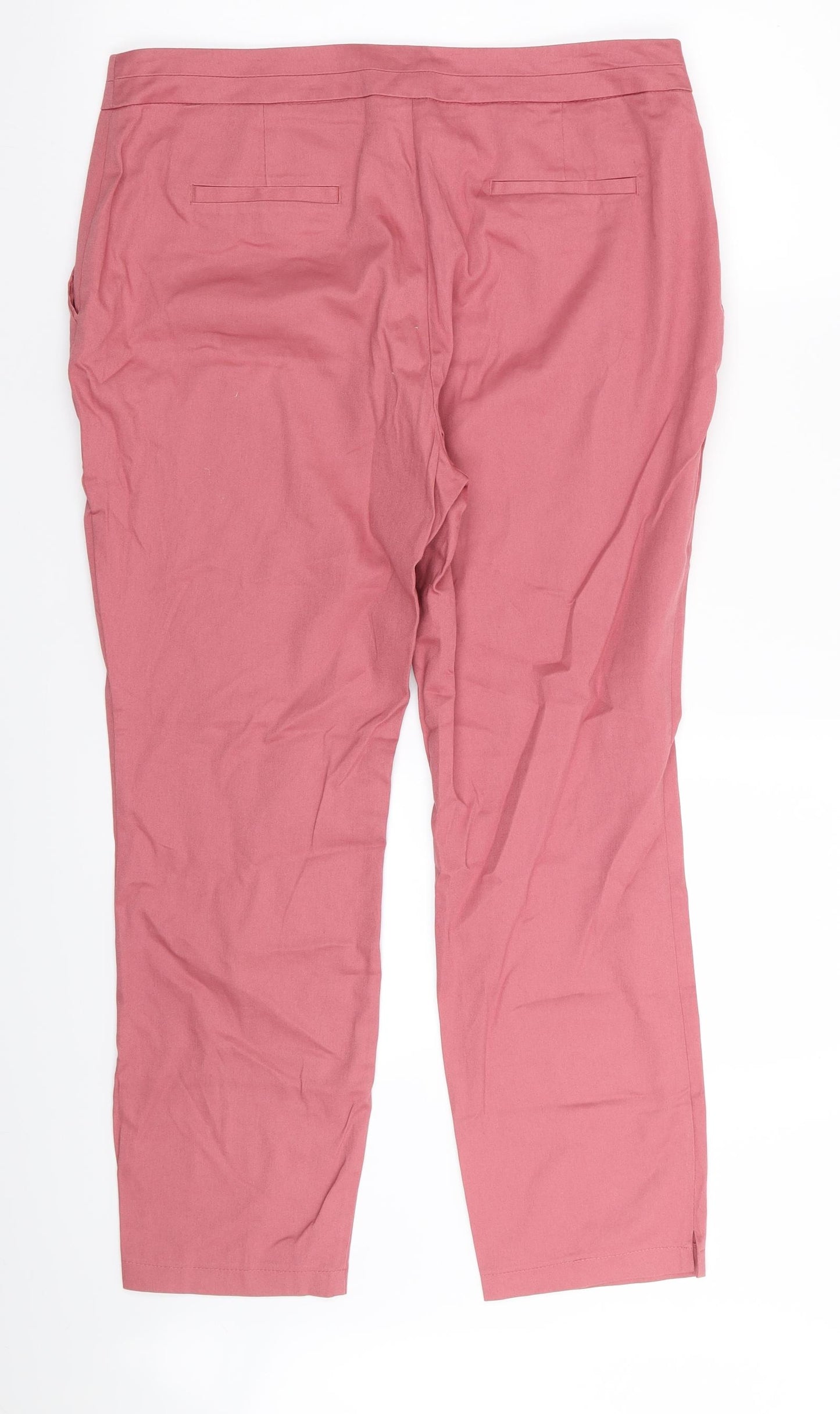 Primark Womens Pink   Trousers  Size 14 L27 in