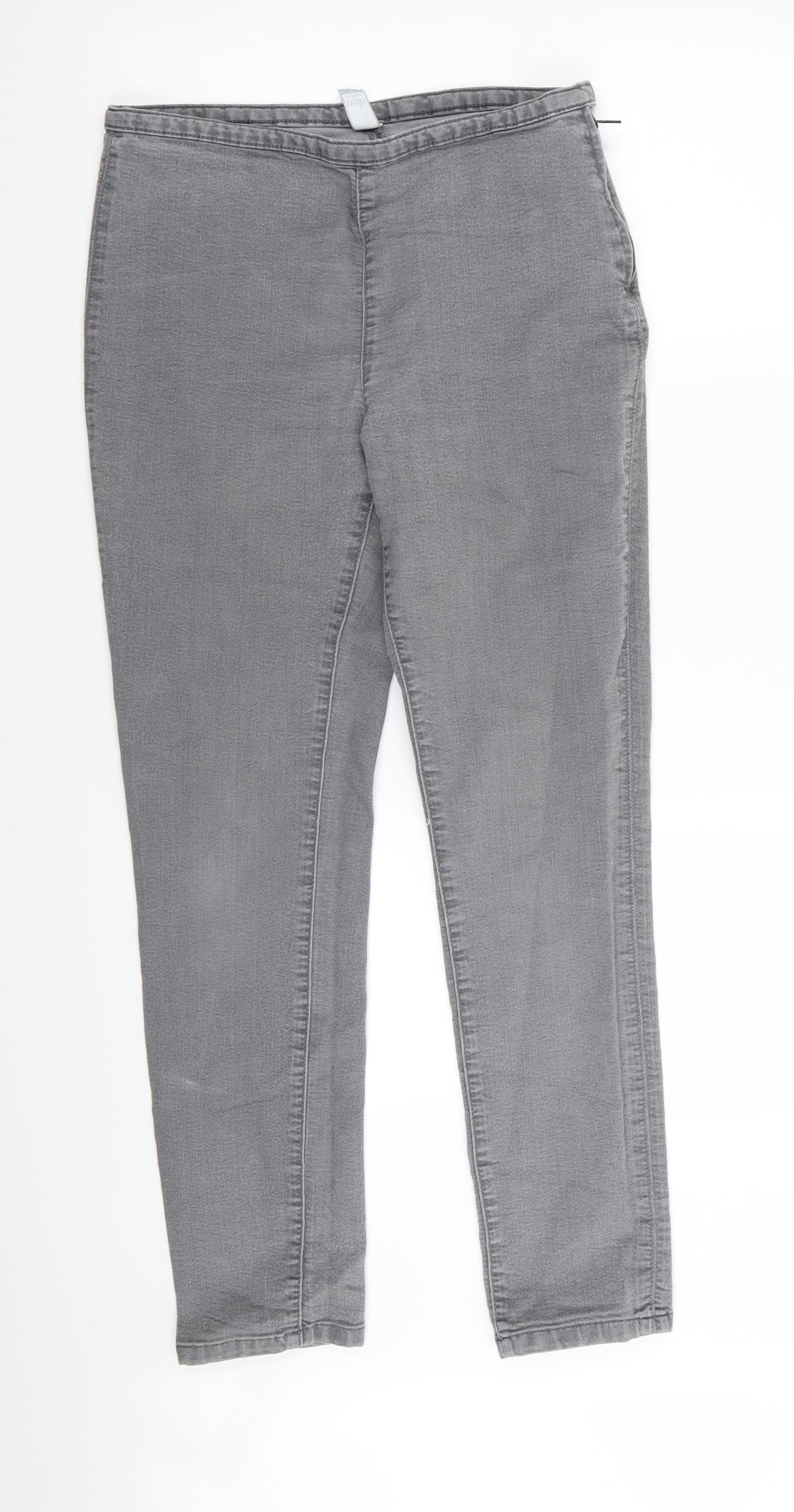Wallis Womens Grey   Trousers  Size 12 L28 in