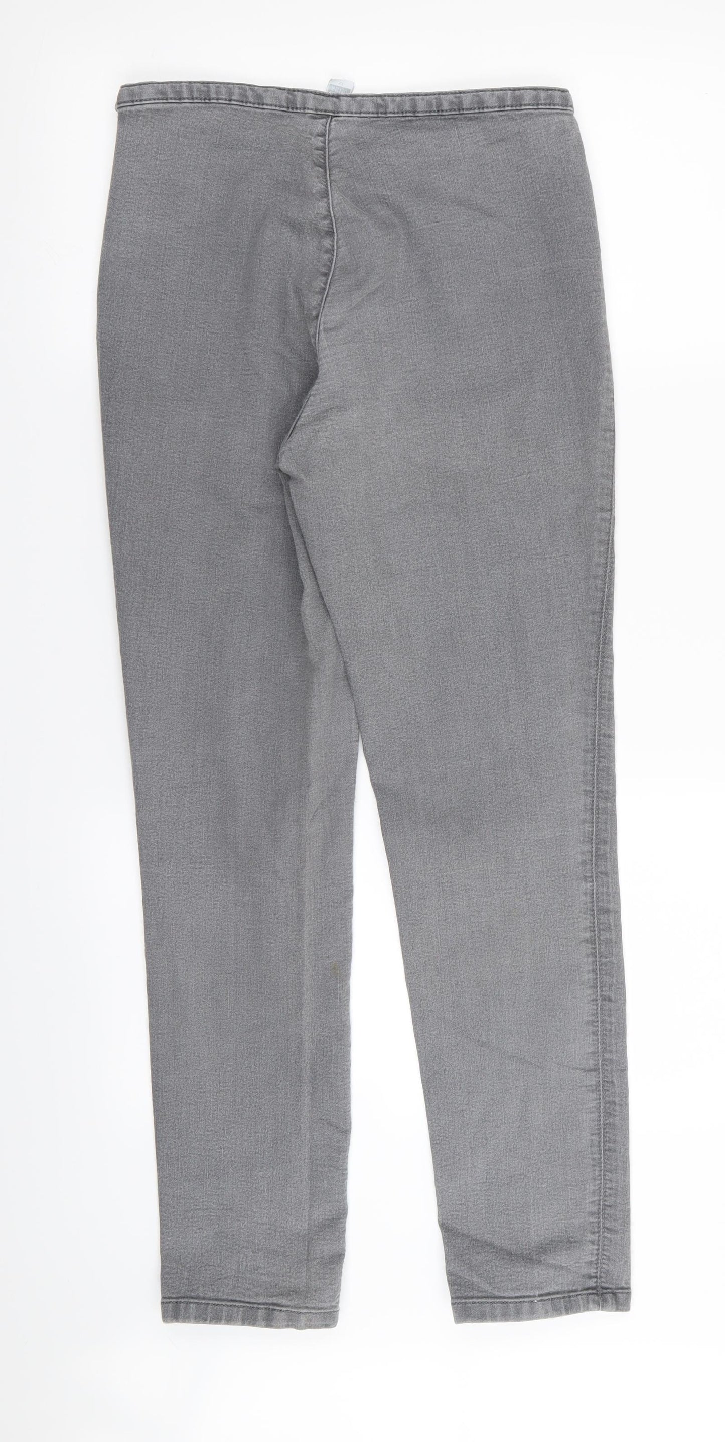 Wallis Womens Grey   Trousers  Size 12 L28 in