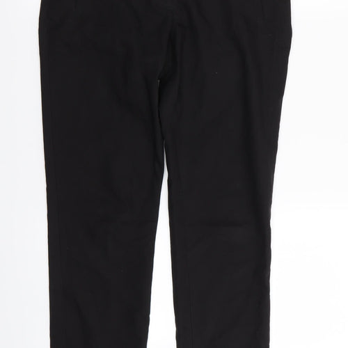 H&M Womens Black   Trousers  Size 6 L29 in