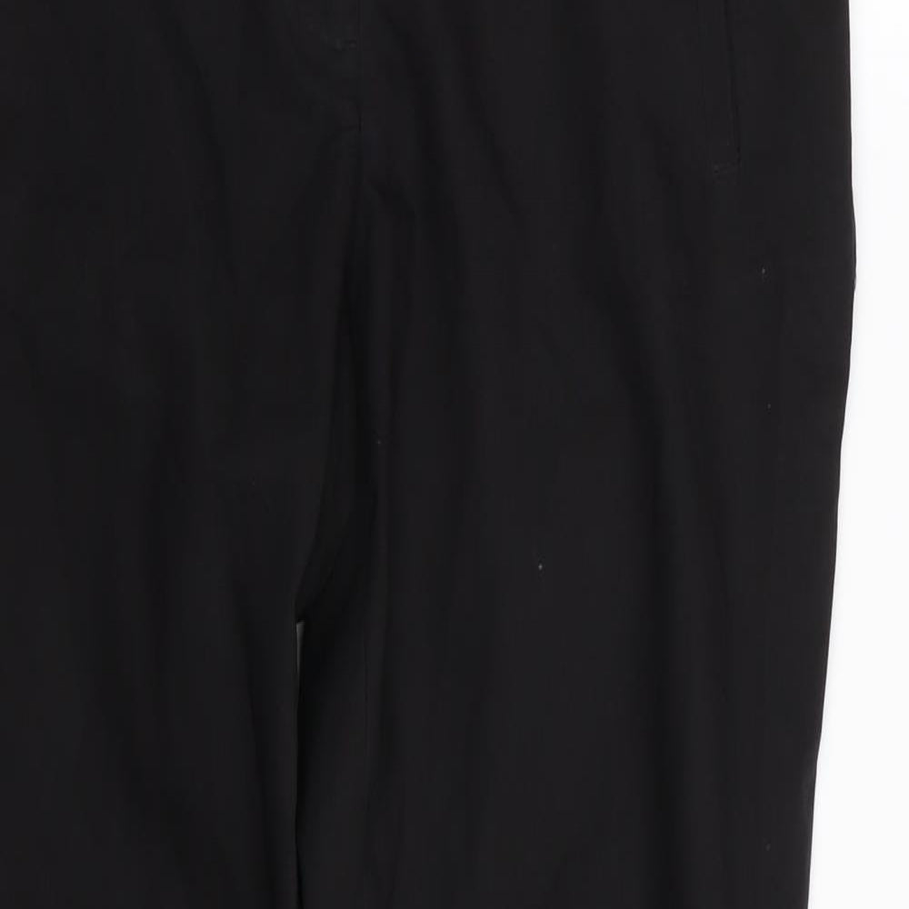 H&M Womens Black   Trousers  Size 6 L29 in