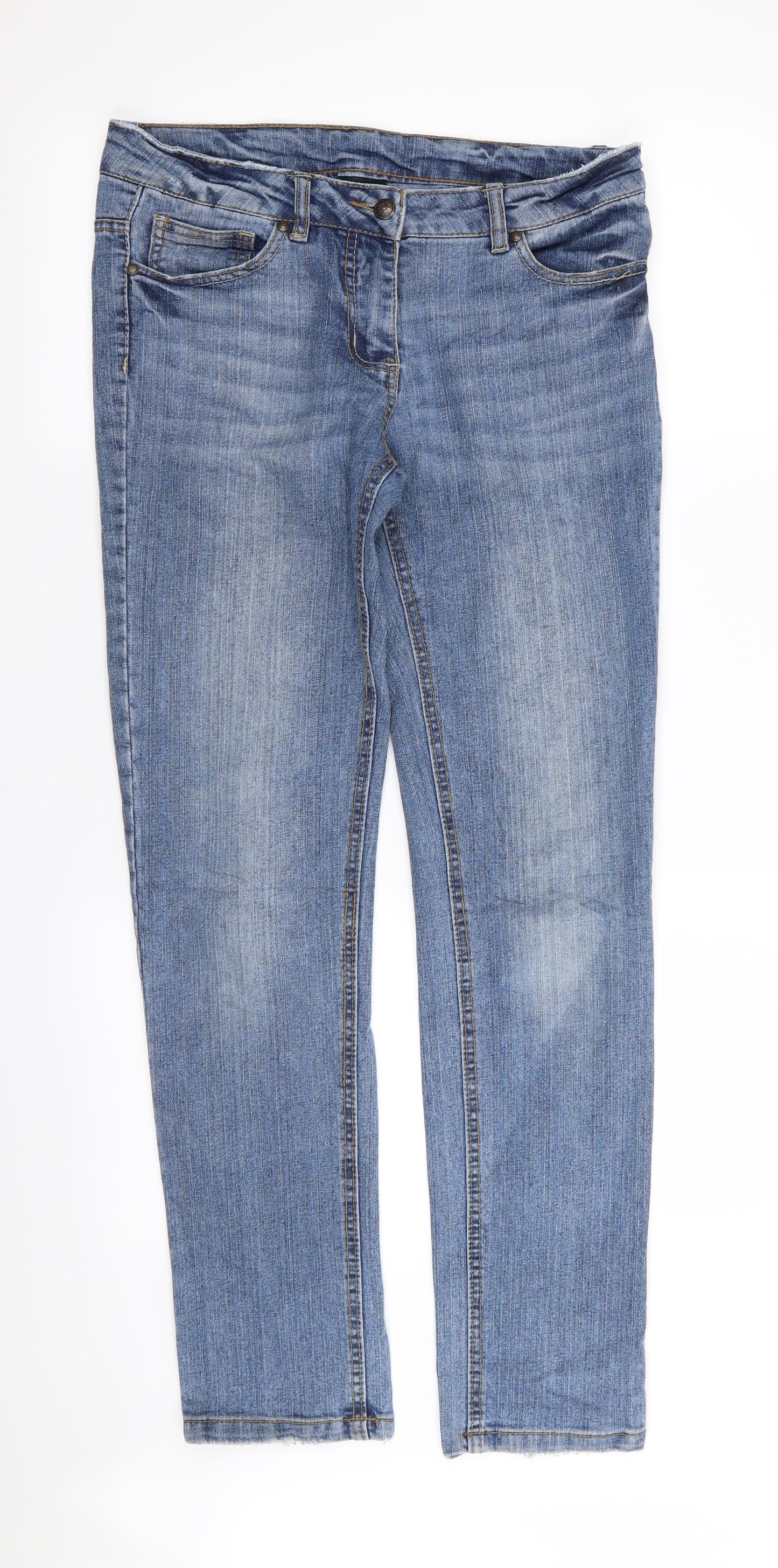 crash one Girls Blue   Straight Jeans Size 13-14 Years
