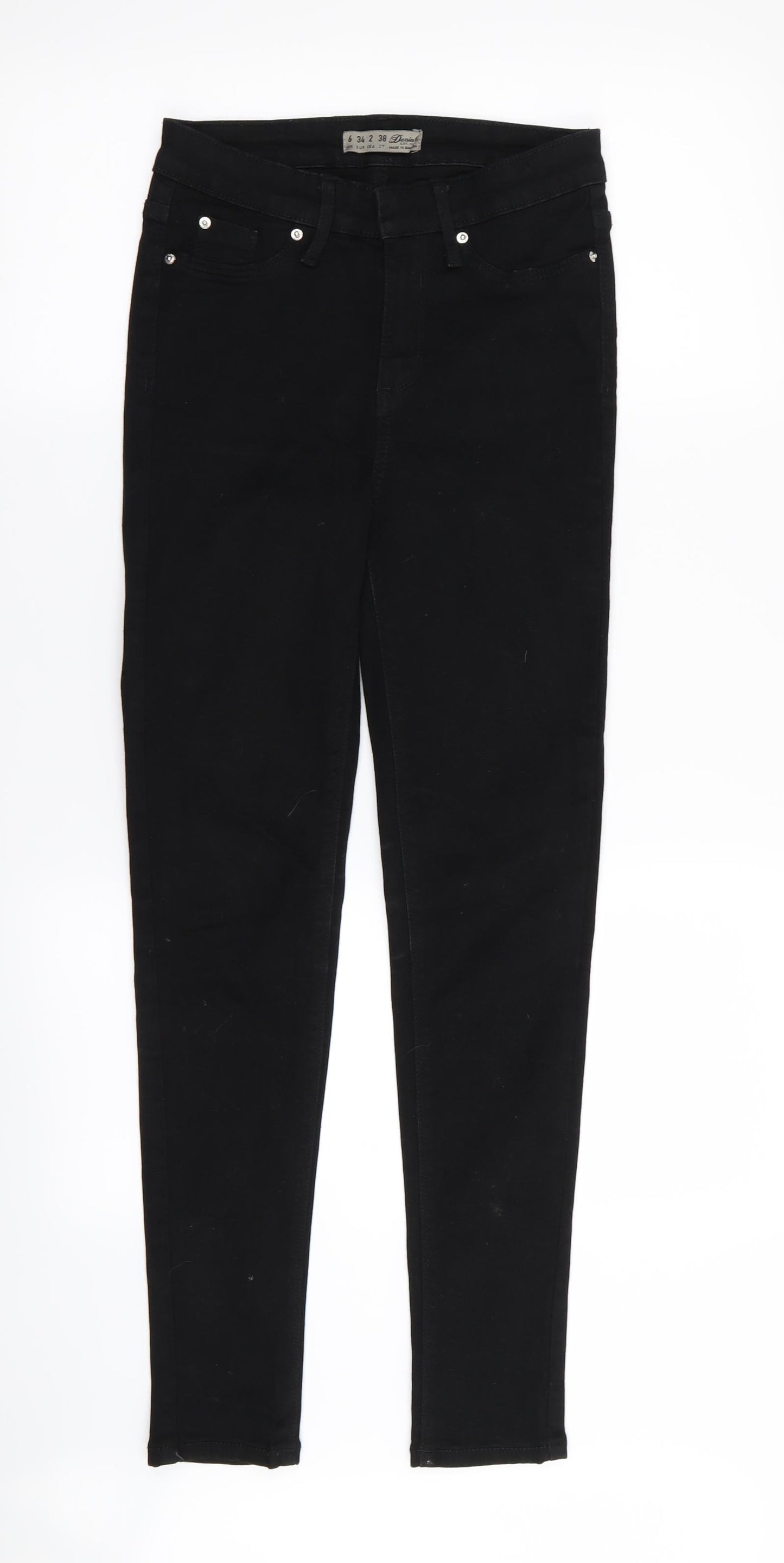 denim and co Womens Black   Skinny Jeans Size 6 L28 in